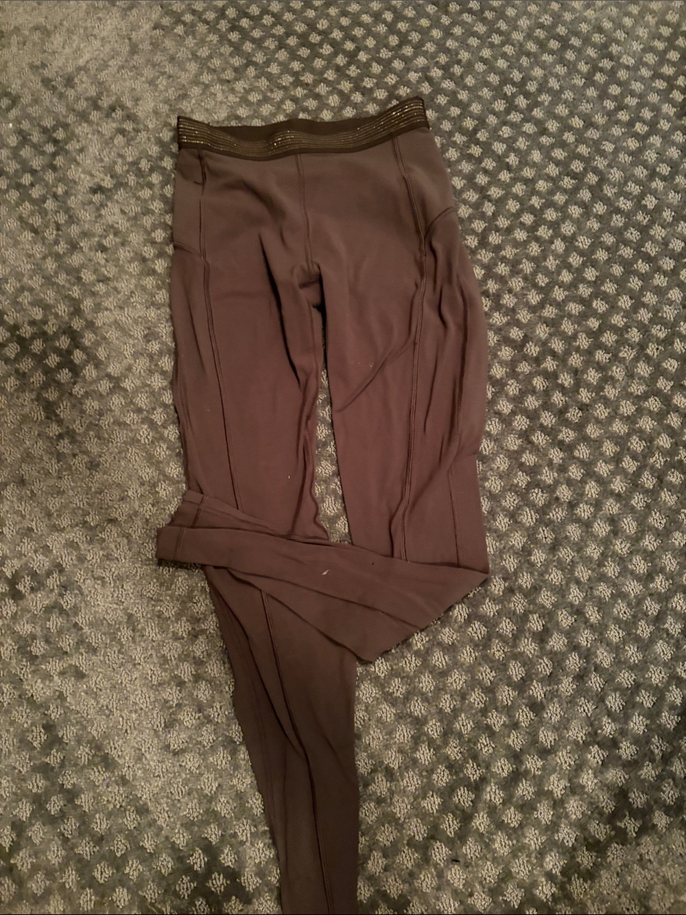 lululemon athletica Brown High-Rise Performance Leggings
